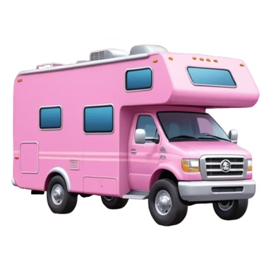 Barbie style rv off-roading rock-climbing desert Winnebago  sticker