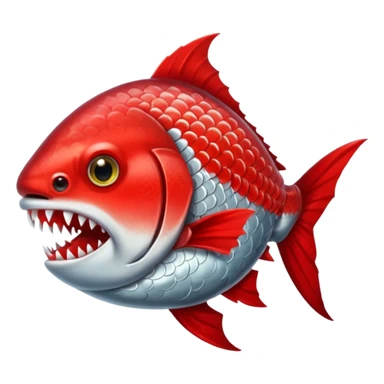 Piranha sticker