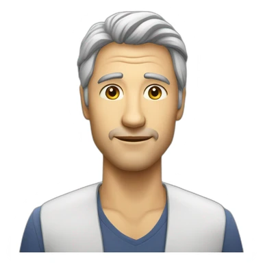 Счастливый стакан с чаем и фиолетовым льдом sticker