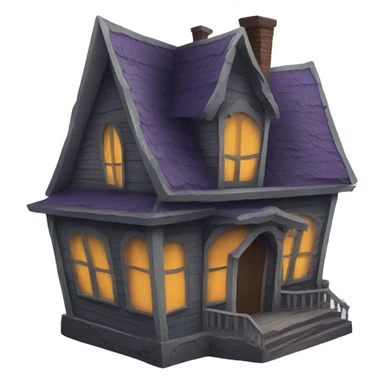 haunted house sticker