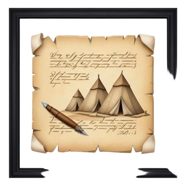 old civilization Quill & Paper sticker