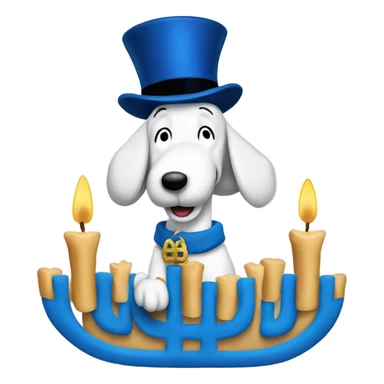 Snoopy Hanukkah  sticker