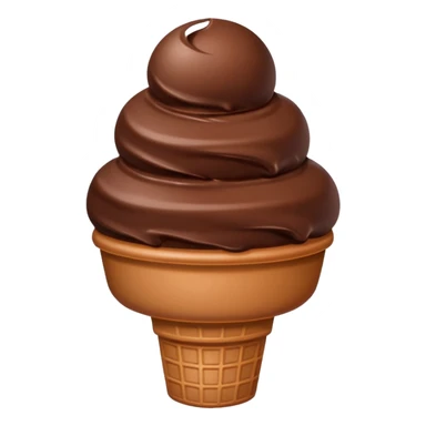 chocolate ice cream sticker
