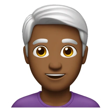 Emojis color púrpura  sticker