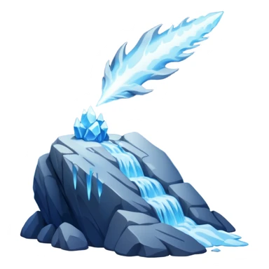 Comet – Icy rock with glowing blue-white tail sticker