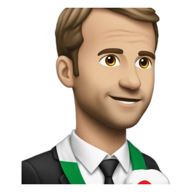 Macron pro palestine sticker