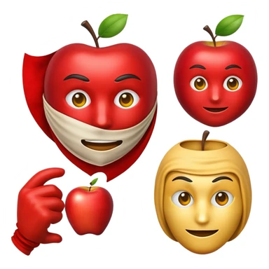 Emoji del ladro apple sticker