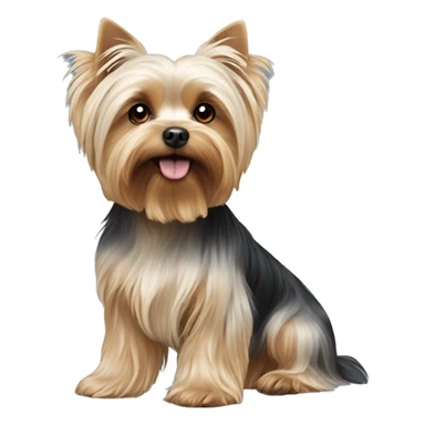 Yorkshire Terrier and Maltese crossbreed sticker