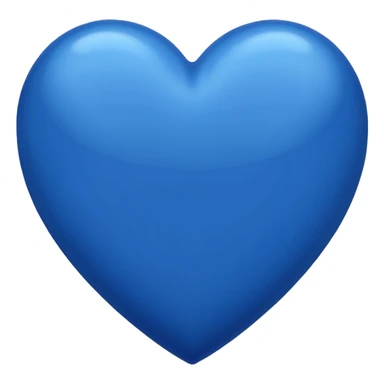 blue (royal blue shade) heart sticker