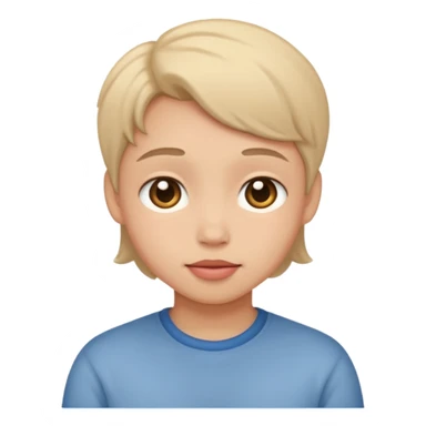 Make a cute shy 😌 in this emoji  sticker