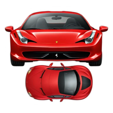 Ferrari 458 sticker