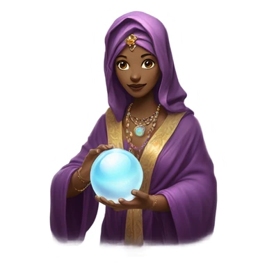a fortune teller sticker
