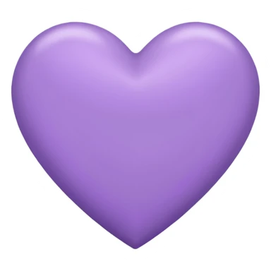 Lavender heart sticker