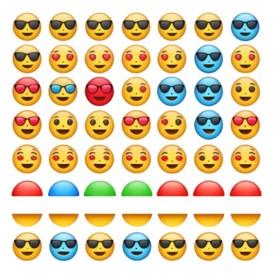 Emojis cacheados sticker
