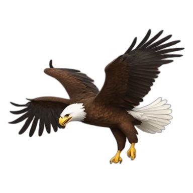Flying eagle  sticker