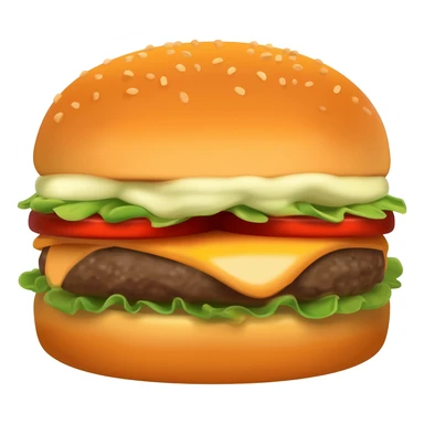 just a bun burger sticker
