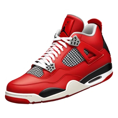 red air Jordan 4  sticker