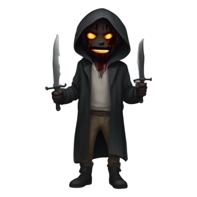 Horror movie sticker