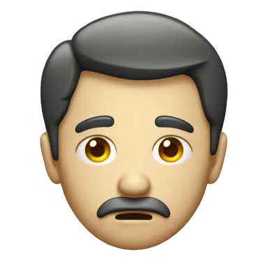 puzzled thinking man sticker