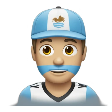Ibai con la camiseta de Nacional de Uruguay sticker