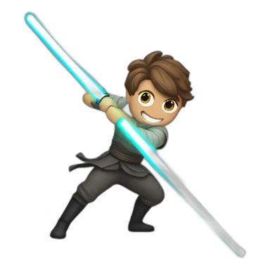 light saber battle sticker