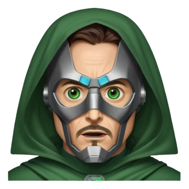 Rdj as Doctor Victor von Doom sticker