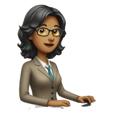 a secretary sticker