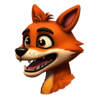Foxy five nights at Freddy  sticker