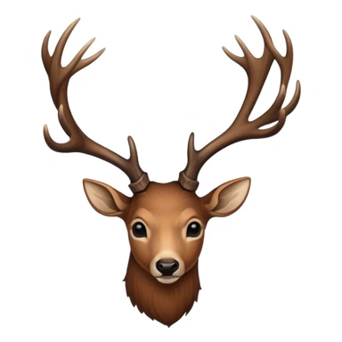 deer antlers  sticker