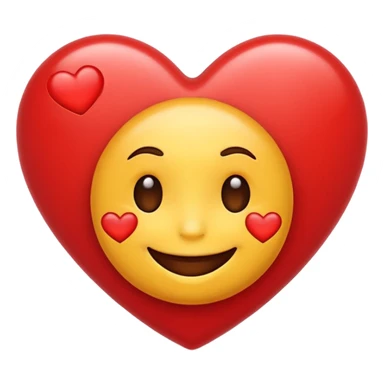 thank you emoji with a heart sticker