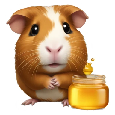 Guinea pig with Honey sticker