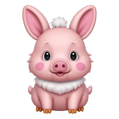 Can you do a mix of a bunny and a pig sticker