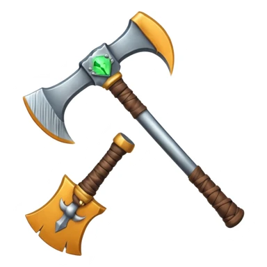 barbarian axe sticker