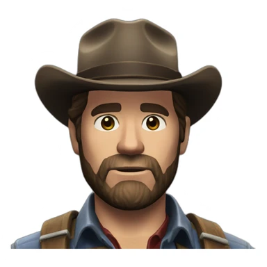 Arthur Morgan in Read Dead 2 sticker