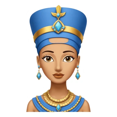 Bust of Nefertiti sticker