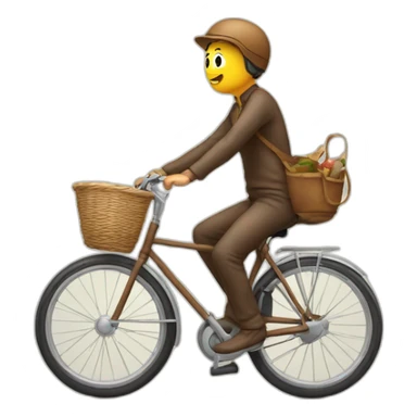 Chat en string sur un vélo  sticker