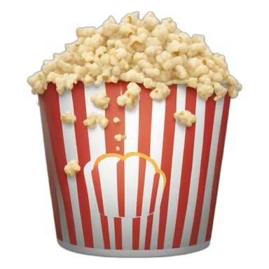 big popcorn bucket sticker