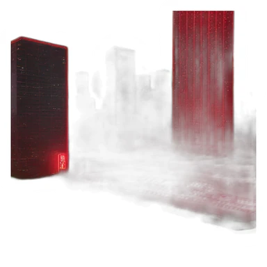 00 neon sign in bright red, with background of a city covered in greenscreen cloth - then convert any green into transparency and crop to show only neon sign sticker