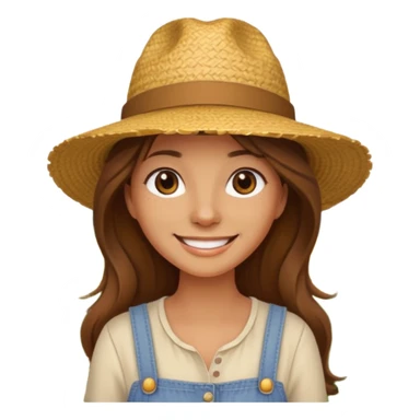 tia granjera dando like granjera  campo sticker