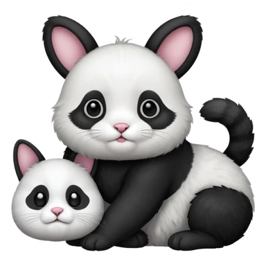 Cat,bunny,panda sticker