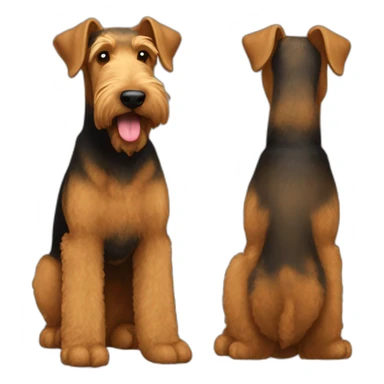 Airedale sticker