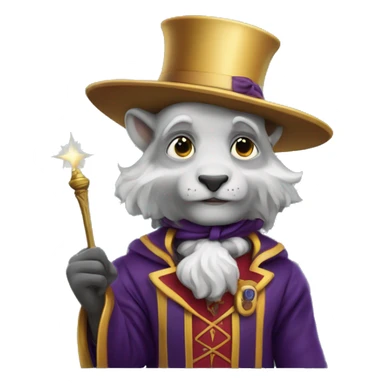 Franc-maçon en tenue de magicien  sticker