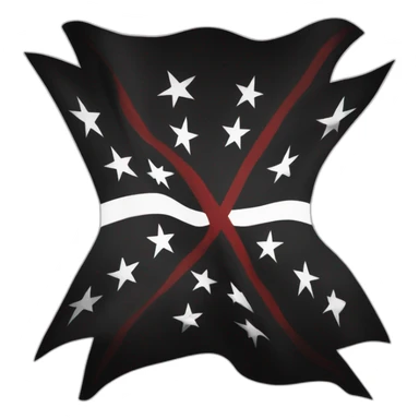 Flag of anarcho-primitivism sticker