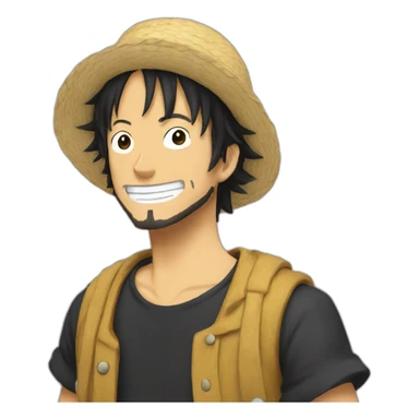 one piece lofi sticker