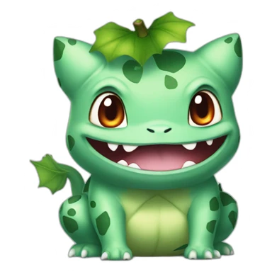 bulbasaur in an halloween costume sticker