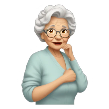 Abuela besos sticker