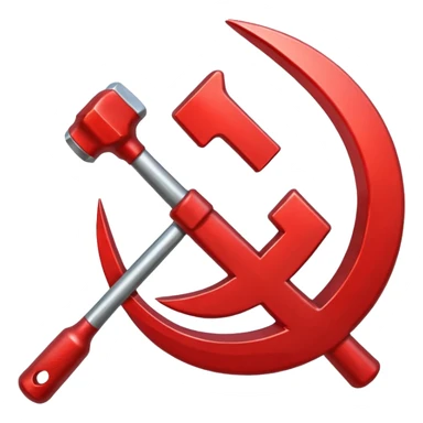 Hammer and sickle sticker