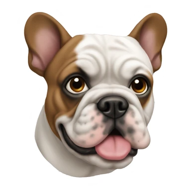 France buldog sticker