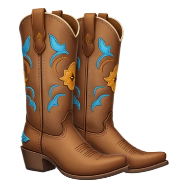 Cowboy boots sticker