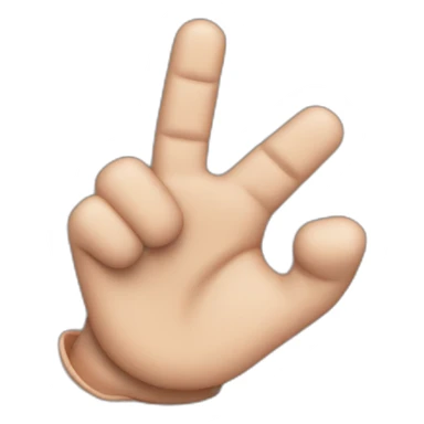 super mario glove hand single finger pointing sticker